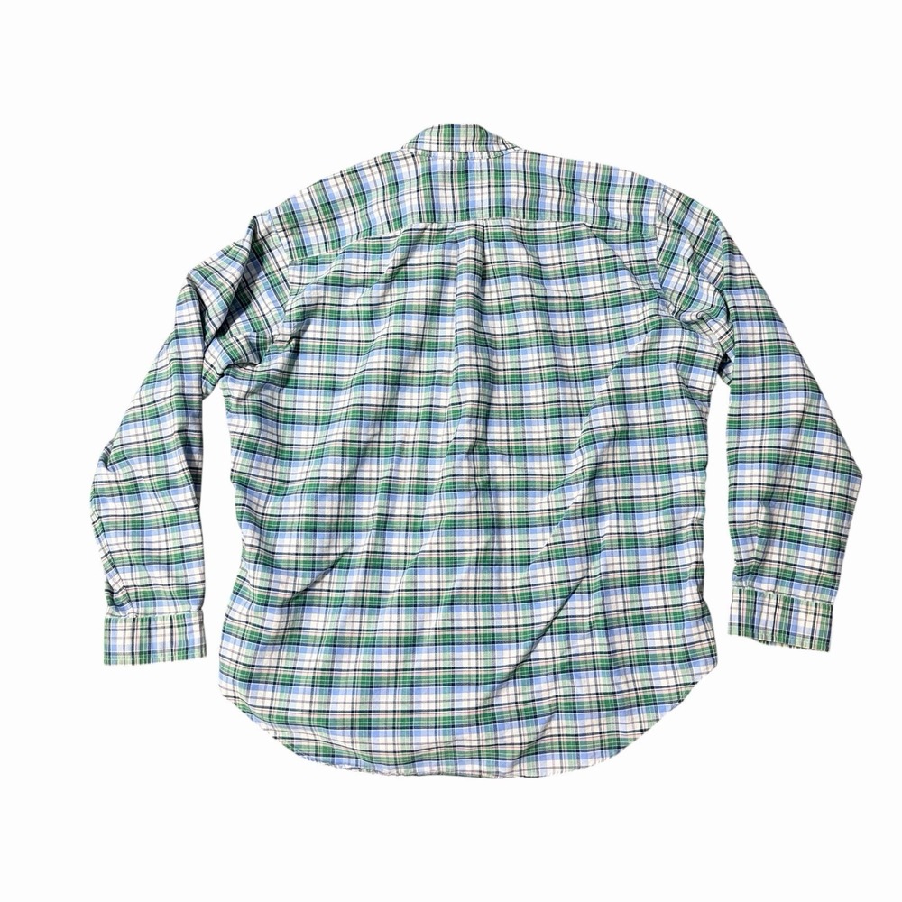 Polo Ralph Lauren Button Up Shirt Men Size XXL Classic Fit Plaid Cotton Vintage - Picture 5 of 5